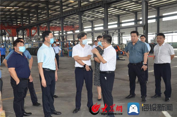 王軍來陽谷調(diào)研電線電纜質(zhì)量提升工作
